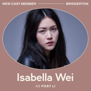 Julia Quinn Instagram - New cast for season 4!

Welcome to the #Bridgerton family, @_katieleung_, @michelleforbreakfast, and @izabearlur!