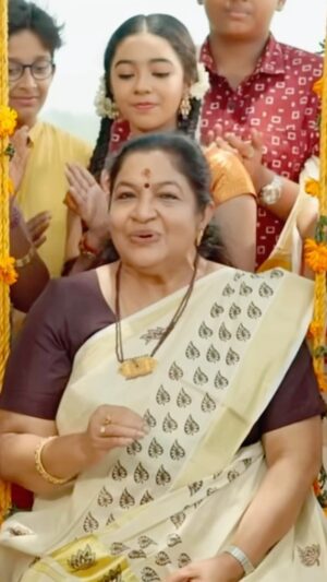 K. S. Chithra Instagram - #ChithiraPoovili #Onam #OnamHits #AnoopMukundan #ShainuRS #KSChithra #Chithra #OnamSong