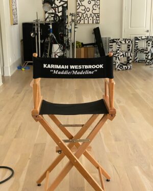 Karimah Westbrook Instagram - When I left Vancouver, I went straight to Atlanta. “You can call me Maddie now”. New work, new look, another story to tell. Look at God. I’ve been wanting to do a movie. Soooo thankful! #BTS