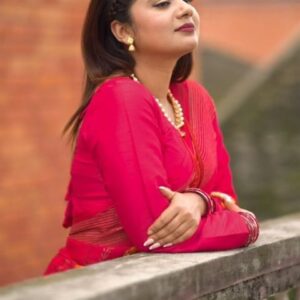 Keki Adhikari Instagram - Maitai Ramailo 
Happy Teej ❤️