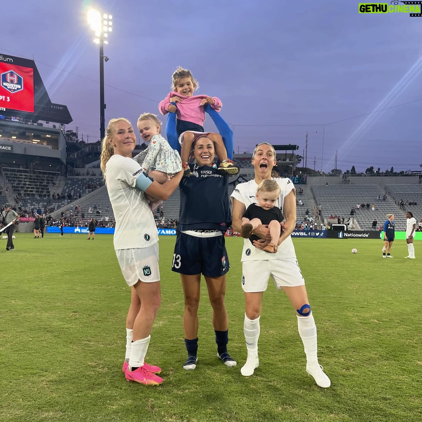 Kelley O'Hara - 84.2K Likes - Al, I was not prepared for this uno reverse card!! Doesn’t feel real that you’ve played your last game. Any time I would look up and see you on the field, I knew we had a chance. You were a cheat code. Your late winners are gonna go down as legendary along with every other thing you did on that field. But what’s even more impressive is what you were able to do off of it. You changed the game of soccer and women’s sports forever and I know you’re just getting started. You are someone who I have always thought of as unstoppable. If you want to do something - you’re going to do it. Like turning off the alarm that made us miss our flights to LA after our 2015 post World Cup celebration shenanigans. But in all seriousness, WHAT A CAREER MY GIRL!!Grateful for all you are and all you will be! Can’t wait for all the good times ahead. Love you ❤️