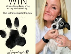 Kerry Ellis Instagram - I’m so excited to support this heart-warming campaign, Hopelessly Devoted 🐾 to support Celia Hammond Animal Trust.

As part of this special fundraiser, we’ve written a personal story about the love I have for my dog, signed it alongside a photograph of us both, and Ocho has signed it too with a paw print 🐾

visit www.hopelesslydevoted.auction

@depechemode
@thehowardjones @schillermusic
@lorrainekellysmith @sirrodstewart
@penny.lancaster @gabbylogan
@patsykensit @sharleenspiteri
@jossstone @craigdoyle @johnnydepp
@claudiawinkle @glynisbarber @tvrichardarnold
@kerryellis_79 @arlenephillips #martingore #hopelesslydevoted 

@celiahammondanimaltrust  @aldridgeuk

Thank you 🙏 

www.hopelesslydevoted.auction