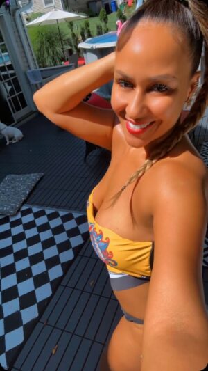 Kiki Haynes Instagram - This has been one of the best summers I’ve had in a long time. Sending you these good vibes I’m feeling as you are gearing up for your holiday weekend adventures! 

Kisses 💋 

#GoodVibes #LaborDayWeekend #🍸