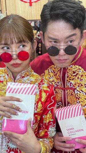 Kiki Lin Instagram - 傳統的訂婚儀式，
真的很煩瑣。

如果你跟我一樣，
家裡不是很傳統，
你對這些禮俗又一竅不通，
真的很推薦你#嘉禮囍事 

會讓你輕鬆很多。

感謝
@gaga_ritual 
@gagawedding99 

真的幫了我很多忙，
而且GAGA真的很有趣。

也感謝當天到場幫忙的親友，
各個男帥女美，
讓我充滿面子。

@posheng.lin 
@kuo_seven 
@piyiwang 
@tinahsu1020 
@imjoni1210 
@xiaoao924