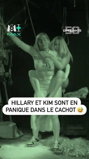 Kim Glow Instagram - "Vous m’avez beaucoup diverti !" 😏 
Malgré leur peur, @hillaryoff et @kim.glow.off parviennent à remporter 900€ pour la cagnotte 💪 
 
🔴 #Les50, disponible en avant-première sur @m6plus avec l’option M6 MAX