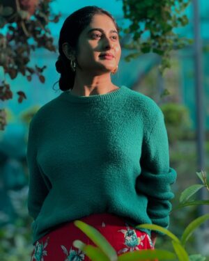 Krishnapriya K Nair Instagram - #nofilter ☘️
Earrings : @sleekaura 
#me #myself #instagram #instagood #happiness #peace