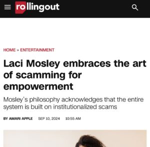 Laci Mosley Instagram - A massive shoutout to everyone who’s picked up a copy of Scam Goddess ❤️❤️ Your support is more valuable than a fake ID in a high-stakes poker game. I hope this book, packed with laughs and tales of how I conned my way to the top, gives you the confidence to scam your way to success—legally, of course. Thanks for joining me on this wild ride! 

✨Everyone can hear a snippet of my book on Apple podcast now ❗️❗️❗️