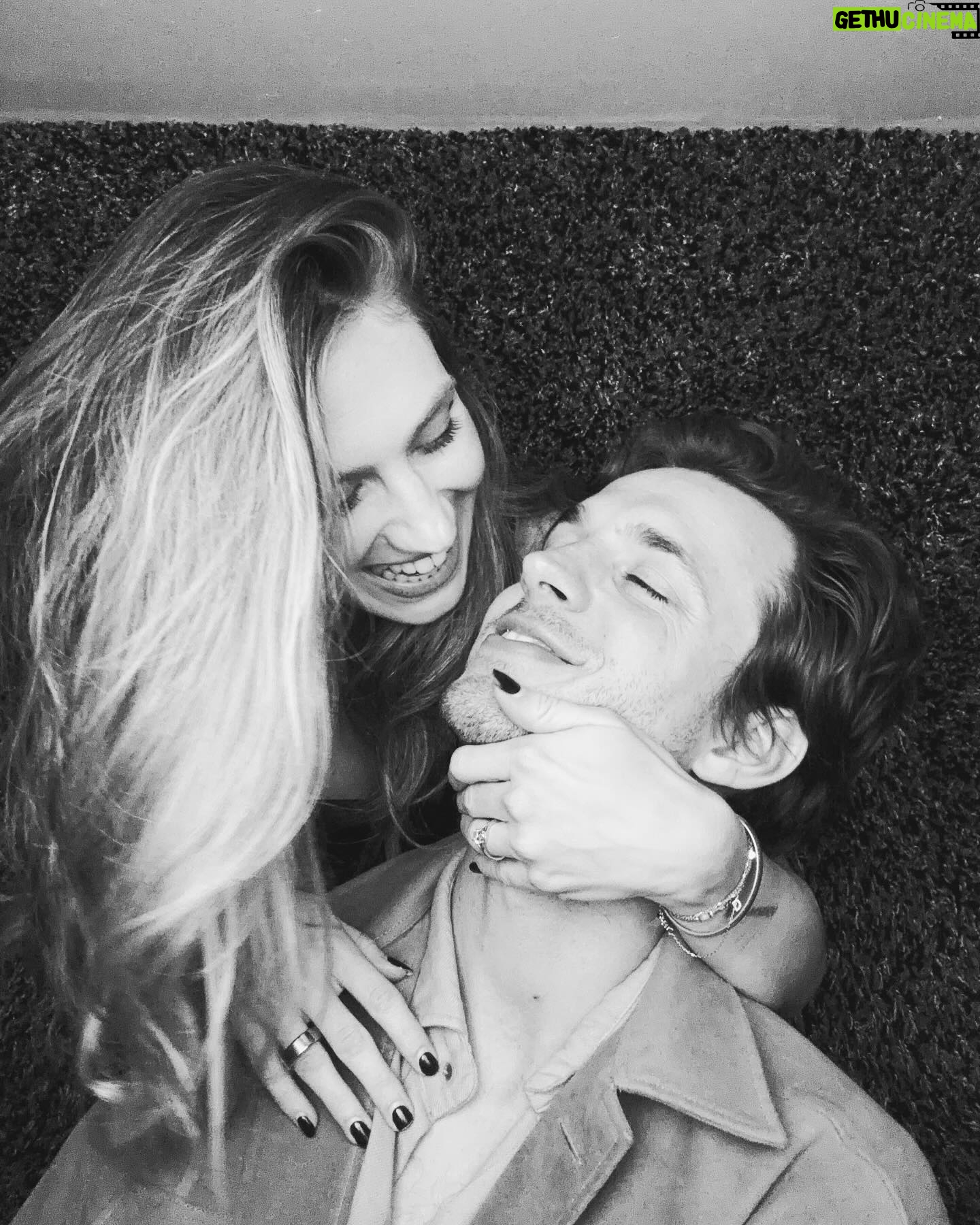 Lara Pictet - 5.7K Likes - Happy Anniversary to the man who makes every day better 🤍
I would need to write a script to tell you all the ways I love you. So for the moment, all I’ll say is… I’m grateful for all the ups, all the downs and all the moments in between because they allowed us to be here today 🖤
I can’t wait to marry you!!