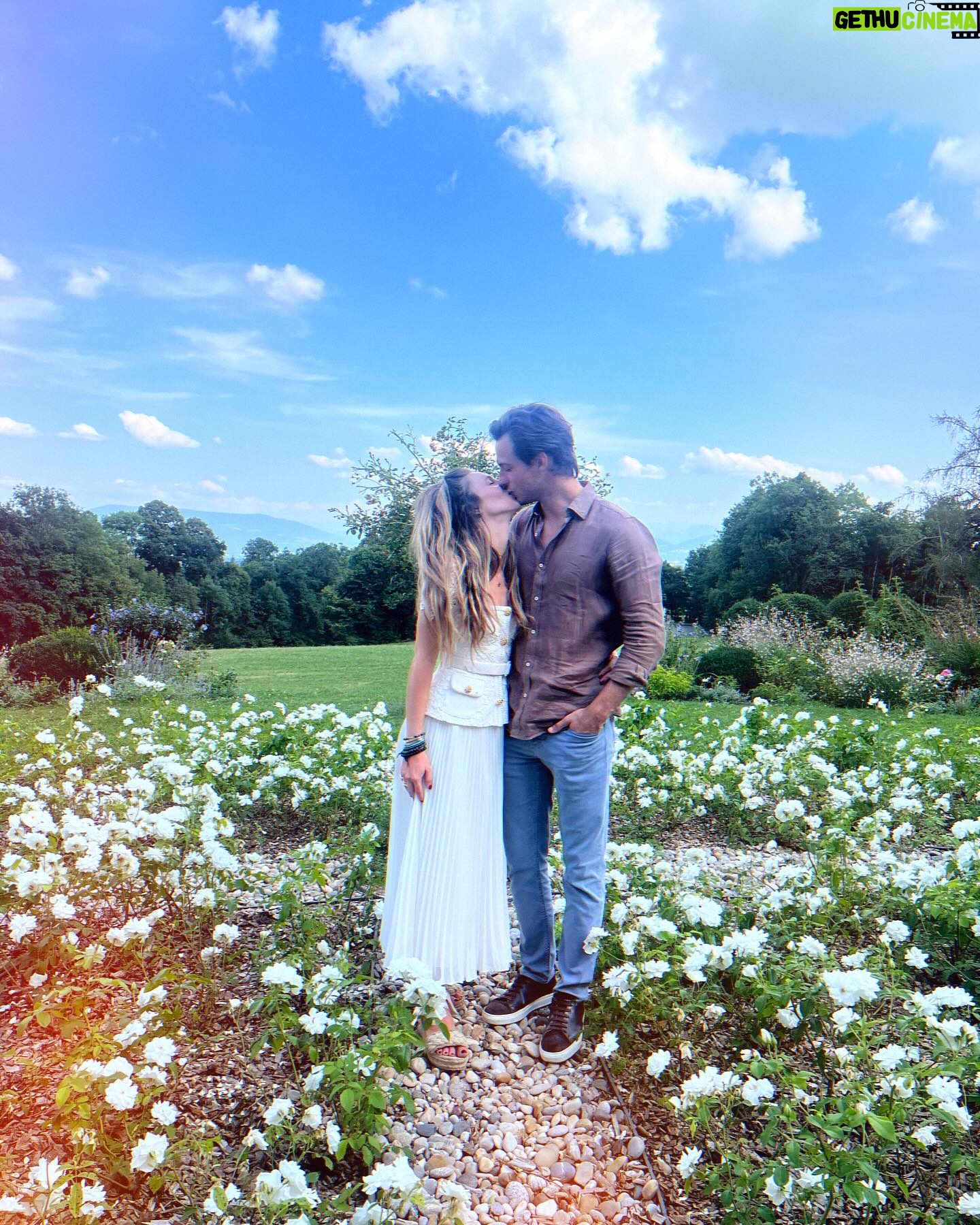 Lara Pictet - 5.7K Likes - Happy Anniversary to the man who makes every day better 🤍
I would need to write a script to tell you all the ways I love you. So for the moment, all I’ll say is… I’m grateful for all the ups, all the downs and all the moments in between because they allowed us to be here today 🖤
I can’t wait to marry you!!