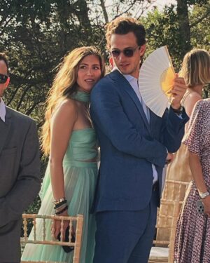 Lara Pictet Instagram - Happy Anniversary to the man who makes every day better 🤍 
I would need to write a script to tell you all the ways I love you. So for the moment, all I’ll say is… I’m grateful for all the ups, all the downs and all the moments in between because they allowed us to be here today 🖤
I can’t wait to marry you!!