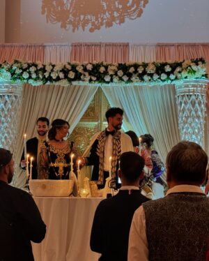 Lasya Nagaraj Instagram - The most beautiful wedding I have witnessed in recent times, to see the two cultures blend and celebrate like that was just so dreamy 🥲🥲❤️❤️

Thanks for having me Nats and you both make an absolutely stunning, perfect match 🤍
@natasha__kaushik and Youssef !!
#indianalgerianwedding #indian #algerian #weddings #india #africa #canada