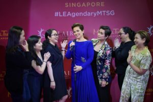 Lea Salonga Instagram - She’s here!!! My wax likeness is complete and has been officially unveiled! Thanks to our friends @solaireresort for the perfect launch venue! 

My twin will be ready to welcome visitors to Madame Tussaud’s Singapore starting September 20! @mtssingapore #LEAgendaryMTSG