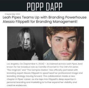 Leah Pipes Instagram - It was love at first connection! 
I’m beyond thrilled to welcome the incredibly talented @leahmariepipes10 to the family. Big things are unfolding, and we’ve already begun crafting some unforgettable magic! Stay tuned for what’s next – and get ready, a few announcements are on the way!