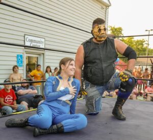 Leva Bates Instagram - Fun candid moment. 
It’s also @_imthewanderer_’s bday! Glad we got to travel the wasteland together recently 😁👍