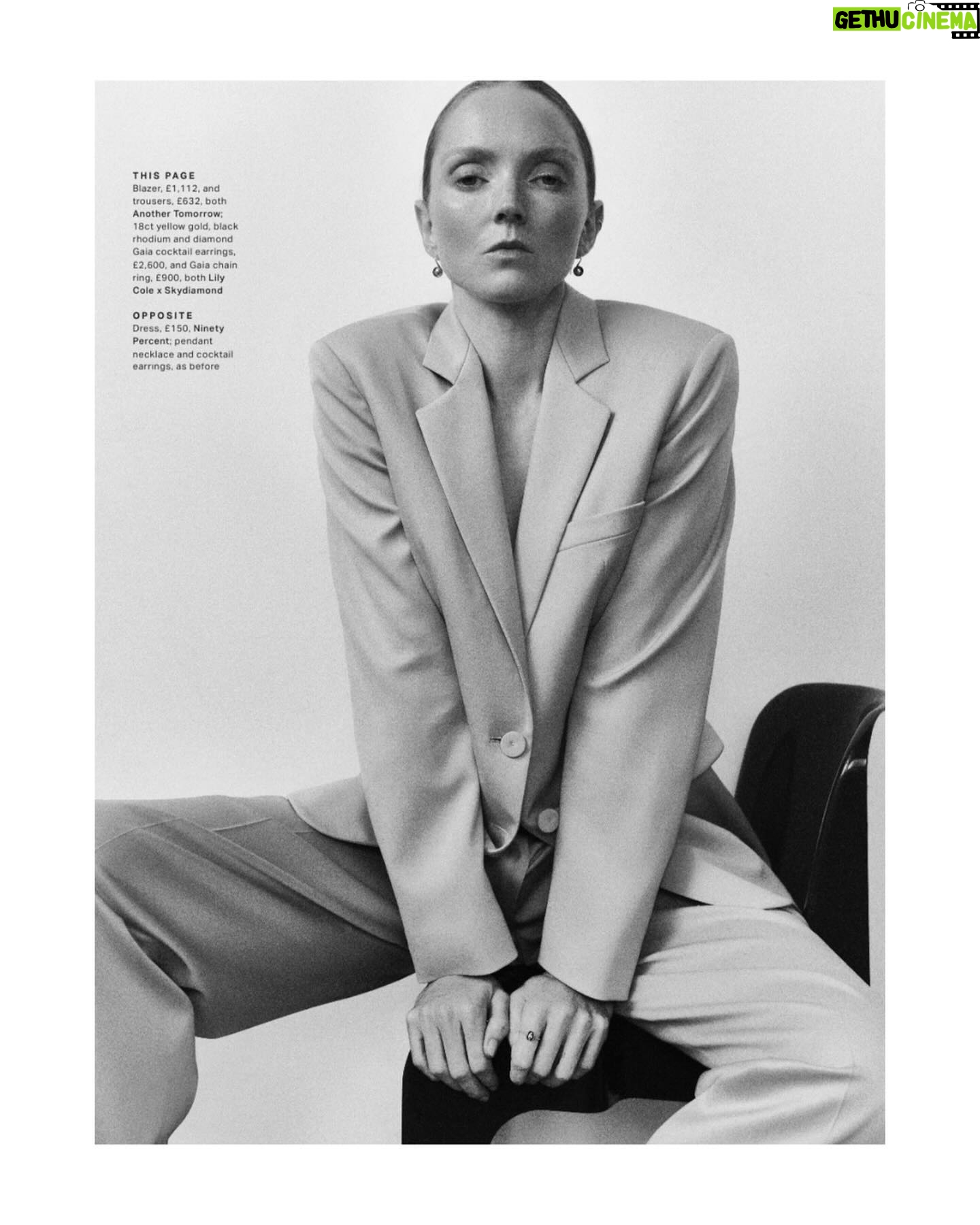 Lily Cole - 3 Likes - GAIA collection I designed for @byskydiamond featured in @graziauk ~ carbon negative diamonds made from the sky & recycled gold ~ some thoughts from our conversation on things and more thiiiiings ~
‘Economic growth is still the dominant business model. If the model is still based on selling products, newness and making new stuff, then we are still in this fucked up situation - trying to produce more clothes, more objects, more things, every year, year on year and it’s pieces that aren’t designed to last so people buy again and again,’ she sighs. ‘It isn’t just fashion - we see it in all industries, from cars, electronics, furniture. The level of consumerism is just insane. I don’t think it necessarily makes people happy. It’s based on the value system of needing more, which I think plays out in the mental health impacts on society at large.” Impassioned by the idea of resisting disposability in favour of more precious, long-lasting pieces and encouraging people to upcycle rather than buy new, she’s cautiously optimistic. ‘But I do think there are deeper systemic questions that we also need to be brave enough to ask ourselves.’