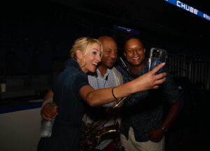 Lindsay Czarniak Instagram - The third annual Bottoms Up Invitational was a massive success thanks to the support of our friends, families and allies. 

Over the past three years we have raised over 3.3 million dollars for the @colorectalcanceralliance which will help fund screenings and advance research to end colorectal cancer in our lifetime. 

It was a beautiful time to remember my brother, Lawrence Meadows. The highlight of the entire weekend was getting to watch my niece and nephew, Addie and Lawson, say a few words about their dad. To say I am proud of them would be an understatement. 

@lindsaycz and I are beyond grateful to all of our supporters and sponsors for making this event possible.

📸: @jerrigrahamphotography