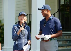 Lindsay Czarniak Instagram - The third annual Bottoms Up Invitational was a massive success thanks to the support of our friends, families and allies. 

Over the past three years we have raised over 3.3 million dollars for the @colorectalcanceralliance which will help fund screenings and advance research to end colorectal cancer in our lifetime. 

It was a beautiful time to remember my brother, Lawrence Meadows. The highlight of the entire weekend was getting to watch my niece and nephew, Addie and Lawson, say a few words about their dad. To say I am proud of them would be an understatement. 

@lindsaycz and I are beyond grateful to all of our supporters and sponsors for making this event possible.

📸: @jerrigrahamphotography