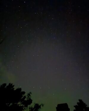 Lisa Nilsson Instagram - Denna natt bjöd himlen på mästerliga naturtillstånd! 
Får inte nog. Norrsken mitt i vår skärgårdskväll! Lägereld och samtal vid världens ände - med hela stjärnhimlen som fond. 
Ena bror introducerade mig för en ny app för stjärnhimlen som troligen kommer att hålla mig sömnlös resten av livet. Jag fångade somliga vyer på min ensliga promenad hem till mitt.. 
Efter en stund på berget med astronomi och mörkerläggning gick det upp för mig vad allting var - så som min astronomikunnige styvfar en gång i tiden försökte uppmärksamma mig på.. småningom bröt jag ut i gråt på ett sätt som inte går att förklara med annat än att jag helt sonika kom FÖR NÄRA.. alltet, den gudomliga ekvationen osv.
Man blir så väldigt tyst, när väl insikten fäster på om vilka stjärnor de individuella prickarna är.. när man via en iPhone-app står öga mot öga med Mars, Saturnus, Merkurius.. osv. 
Svindlande på ett ”bortom begriplighet-vis” 
Lika ljuvligt varje gång. 
Hur mycket sinnena än hisnar..!

(Appen heter Sky Guide)