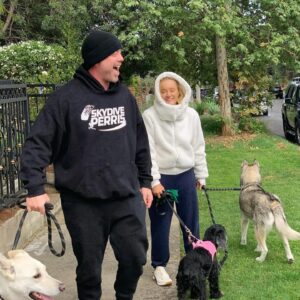 Lucy Davis Instagram - On Friday I had to say goodbye to the best being there is. She was nearly 17. Because of Gracie I learned what this feeling of unconditional love is. And now I need to somehow deal with the loss of her in my life. I don’t really know where to start in telling who she was, she gave me everything and asked for nothing.  I learned so much from her. For her whole life I always knew where she was at any given minute, and now I don’t. That’s one of the hardest parts for me. She was kind, generous, willful, funny, fabulously disobedient, very vocal, and so loving. She was my travel buddy, my playmate, my partner in crime, my love. God I was lucky. 
.
Thank you my girl. Fly free.🐾
.
Until we meet again💞
.
PHOTOS:
*with her mama 
*10 weeks old
*pretending to enjoy a bath
*in her pram/stroller which she loved
*she hated the rain but not as much as this raincoat
*with her grandma and grandad
*with grandma and her uncle Jake
*just looking at each other
*dying to get out the car for her walk
*trying on a wig in the ‘Sabrina’ make up/hair trailer
*her first flight
*hiking Gracie
*with her cousins Rocket and Bee
*Four Seasons lunch
*Gracie and Can
*a few extra
*flying Gracie
*always in motion even when sitting
*finding the sun
☀️