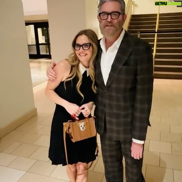 Maggie Lawson - 15K Likes - Thank you @galaxyconsanjose for a very fun weekend ✨🥂🍍 and thank you @manuellamoreirainteriors for my new favorite bag. 🐾