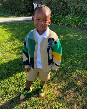 Malika Instagram - Ace’s 1st day of school in K4. No tears, just excitement and big boy energy. So proud to be his Mama 🤍