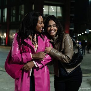 Mandip Gill Instagram - This is a Curfew you won’t want to break…

Here’s your first look at new series Curfew, starring Sarah Parish, Mandip Gill, @mitchellroberts0n and Alexandra Burke, coming soon to Paramount  UK & Ireland