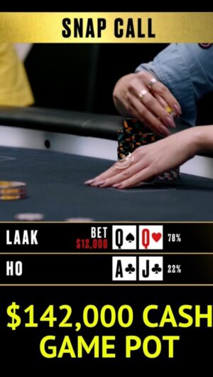 Maria Ho Instagram - How much would you pay to see one more card with a flush draw   straight draw? 🤔

Big spot in a big pot between me and the legend Phil Laak on The Big Game. Catch up on all the episodes on the PokerStars YouTube channel.

#poker #reels