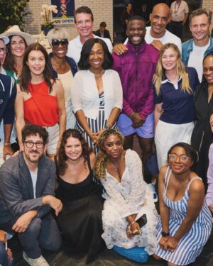 Marika Domińczyk Instagram - What a week! Thank you @shondarhimes for an epic time at the @usopen. When the #scandal #family get together it’s always #magic. So many pictures , will be posting this for awhile 😂 love you all. @scottkfoley @ktqlowes @shappyshaps @linnysuelowy @jeffperryreal @bellamyyoung @tonygoldwyn @lynpaolo Also was amazing to see more @shondaland fam . Mini #reunion for me! 🤣@greysabc @ellenpompeo & @jasonwinstongeorge 🎾 #tennis @chrissieevert @rennaestubbs @bigfoe1998 😘