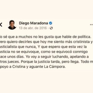 Marina Glezer Instagram - Como dijo Maradona