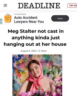 Megan Stalter Instagram - Finally able to announce👌🥹💕🌹thank you @ Deadline! ⭐️⭐️⭐️⭐️⭐️💕😭let's gooo!!!!
