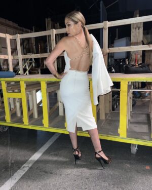Michael Michele Instagram - A Dress and a Heel
A girls best friend 😉
-
-
#flashback #fashion #Design #Costume #allwhite #summervibes