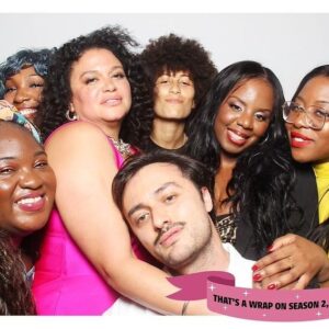 Michelle Buteau Instagram - And that’s a wrap on SEASON 2 of Survival of the Thickest!!!

My first boss in local news told me if I found a job I love, it wouldn’t feel like work. He wasn’t wrong. (I definitely quit 😎)

#survivalofthethickest 
#season2 
#wrap