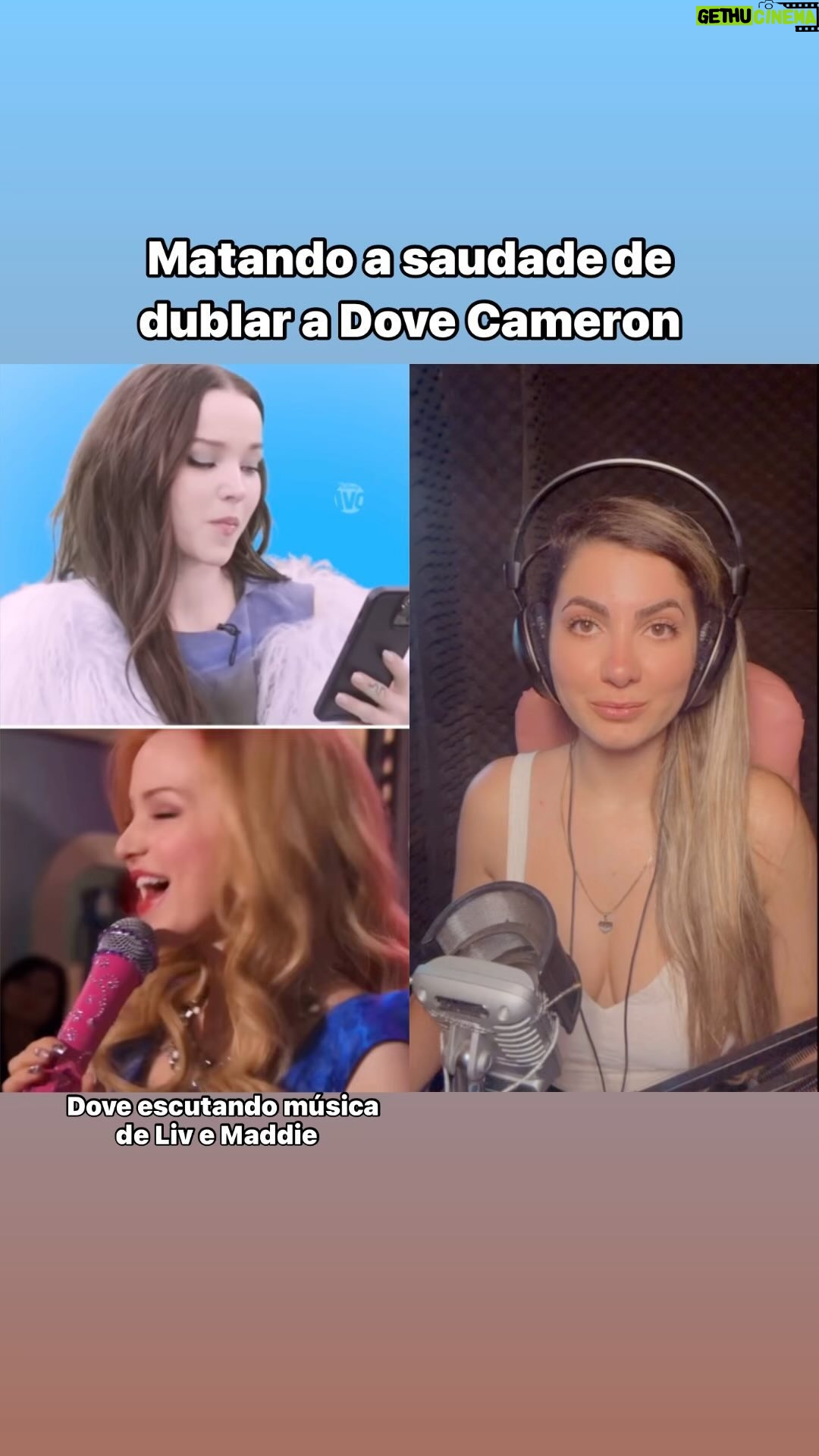 Michelle Giudice - 30.4K Likes - Não ficou perfeito mas matei a saudade 😊#dublagem #dubladora #atrizdavoz #dovecameron #disneychannel #livandmaddie