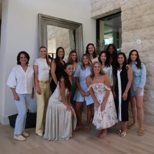Michelle Wie Instagram - Feeling so grateful and so thankful for these moments. It was a long long road to even get to this point and I am so thankful to be here, celebrating this moment with friends and family. We can’t wait to meet you baby brother 🫶🫶

@aliyafowler @linz.lanni Thank youuuuuu for making me feel like the most special mama today and every other day. Yall are the freaking best.