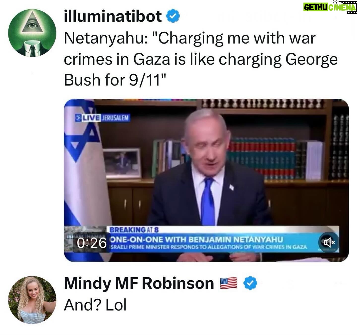 Mindy Robinson - 2K Likes - That would be right up there with charging Epstein's clients for rape, Fauci for medical genocide, Bill Gates for crimes against humanity, or any of the other egregious atrocities these psychopaths keep getting away with because they were put in charge of themselves.
PS Both Israel and the U.S. are funding both sides of that war, because these godless globalist war pigs WANT to turn the Holy Land into ground zero....and they don't care how many Palestinians and Jews have to die to make that happen.