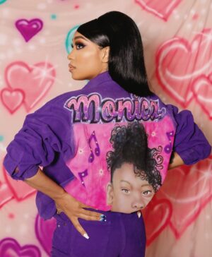 Monica Instagram - @laiyah My Life changed (for the better) the second I knew I was carrying you 💜🩷🩵 My Virgo Princess … Born Sept 3rd Yet Celebrated Daily… Know you’re enough & Gods love & covering shall forever be with you…. LET’S Skate Babygirl….

Photos: @mr_dadams 
Styled By: @_adikted2fresh_ 
Hair: Mom @iamhairbyhe Daughter @iamstylesbybash 
Makeup: @eva_thediva_kim 
Custom Airbrush Designs : @creativecustoms_of_atl 
Set: @justdoitlou