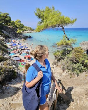 Müge Boz Instagram - Halkidiki 🇬🇷💙 part 1