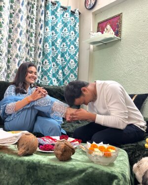 Muskan Bamne Instagram - Happy Raksha Bandhan Everyone 😍❤️🫢🧿

#brotherisisterlove