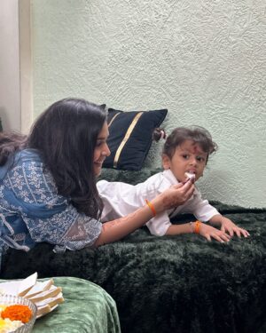 Muskan Bamne Instagram - Happy Raksha Bandhan Everyone 😍❤️🫢🧿

#brotherisisterlove