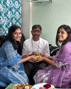 Muskan Bamne Instagram - Happy Raksha Bandhan Everyone 😍❤️🫢🧿

#brotherisisterlove