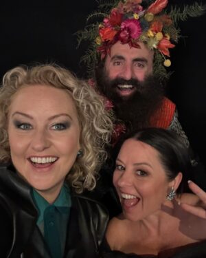 Myf Warhurst Instagram - Glam squad at last night’s Logies. So many lovely faces. A joy to be there as @zanrowe’s emotional support animal for her first Logie nom for Take 5. Felt glorious in my @rebeccavallance frock that didn’t require any ironing or a bra (win) and let’s take a moment for my fabulous vintage jewels from @johannajohnsonofficial and makeup by @belinda.l.weber. Adored it all. Didn’t slip over. Feel very old today. The end. Thanks ABC TV for the invite ❤️