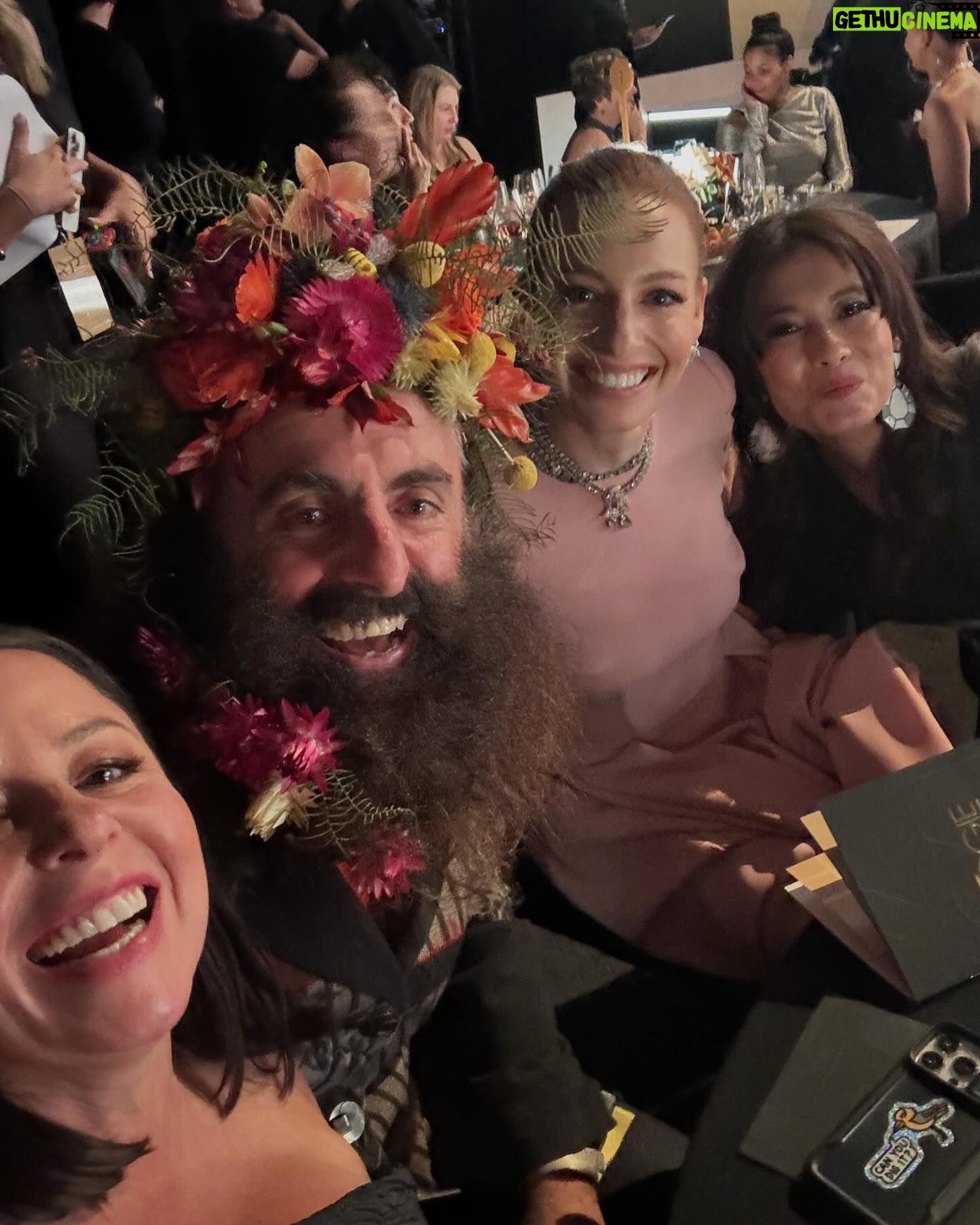 Myf Warhurst - 5.8K Likes - Glam squad at last nightās Logies. So many lovely faces. A joy to be there as @zanroweās emotional support animal for her first Logie nom for Take 5. Felt glorious in my @rebeccavallance frock that didnāt require any ironing or a bra (win) and letās take a moment for my fabulous vintage jewels from @johannajohnsonofficial and makeup by @belinda.l.weber. Adored it all. Didnāt slip over. Feel very old today. The end. Thanks ABC TV for the invite ā¤ļø