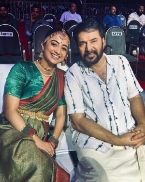 Namitha Pramod Instagram - When Vasanthamallika met her favourite♥️
 @mammootty