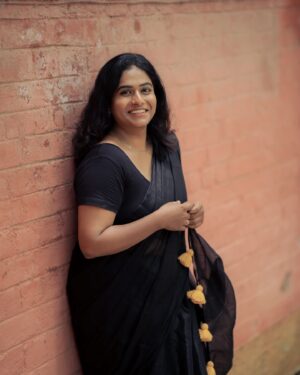 Nandhini Madesh Instagram - 📸 @jascaptures_ 
Saree @ilovesarees