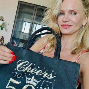 Natasha Henstridge Instagram - What an unbelievable year so far, it was my yes year! I’ve traveled a ton! Spent such a meaningful time with friends, took better care of myself than ever before.
I’ve watched my son get married! I’m grateful every single day for this unbelievable life I’ve been given and created.
I don’t take it for granted.
I rest and don’t feel guilty. I still give a lot to others and am of service, but also have boundaries, I speak my mind, but don’t try to control outcomes.
I still wish some things were different of course, but no regrets ! I  except what I do have, and choose to focus on the incredible good….
Thank you family
Thank you friends
Thank you to all of the people who have shaped who I have become
The good and the bad;-)

This is 50 !