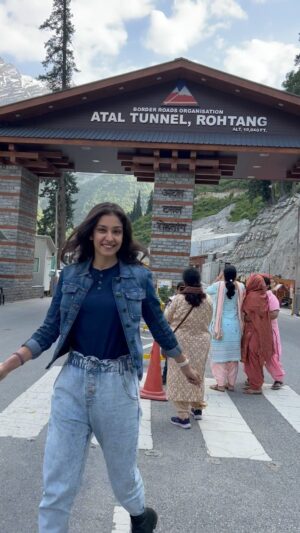 Navneet Kaur Dhillon Instagram - First time through the Atal Tunnel, and it feels like stepping into another world! 🚗✨ Surrounded by mountains, wrapped in adventure, and cruising through one of the world’s highest tunnels.
.
.
.
.
.
.
.
.
.
 #RoadTripDiaries #AtalTunnel #HimalayanHighways #Wanderlust #MountainMagic #TravelIndia #AdventureAwaits #HimalayanDrive #ScenicRoutes #ExploreMore #TravelGoals #NatureLovers #IncredibleIndia #BucketListTravel #MountainAdventures #RoadsLessTraveled