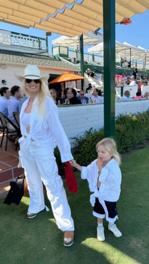 Nicollette Sheridan Instagram - Our favorite things…laughing, talking, playing, horses and loving each other up! 
❤️ Heavenly ❤️
