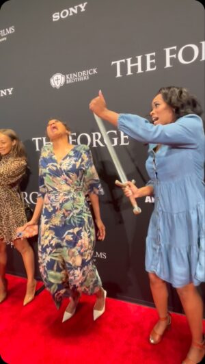 Nika King Instagram - 😂😂😂 created a funny video for the movie the Forge with some of my fellow influencers!