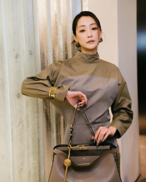 Nikki Hsieh Instagram - 很棒的夜晚
謝謝Fendi的邀請🧡

@fendi 
#fendi 
#fendifw24