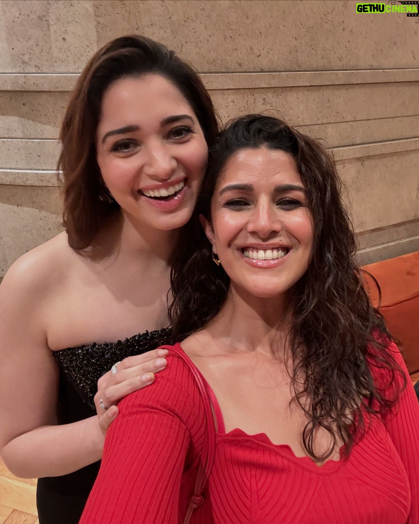 Nimrat Kaur - 48.5K Likes - LOVE BOMBING RED ALERT 🚨 #Stree2 has felt like a personal victory from the first day, first show I caught at the theatre. As a die hard fan of this horror-comedy multiverse, here’s celebrating the loveliest, gorgeous super girl @shraddhakapoor, the forever perplexingly brilliant @rajkummar_rao, the man of the moment, director extraordiniare @amarkaushik, ethereally stunning @tamannaahspeaks, endlessly gifted @pankajtripathi ji, @nowitsabhi and @aparshakti_khurana and all the others who’s blood, sweat and tears have gone into making this mammoth success. Saving the last of all my love and appreciation for the daredevil, champion visionary, dearest Dinesh Vijan with a risk appetite and intuitive super power so rare to come by!! Congratulations @maddockfilms on creating history, shattering records!!! Here’s to many many more…🍾🚀💃🏻💥♠️
#DineshVijan #JyotiDeshpande @pvijan @poovijan @sharadakarki @nirenbhatt @officialjiostudios @pvrpictures
#LongLiveTheMovies #Stree2 #Unstoppable